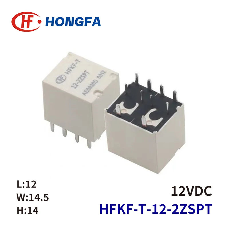 

5Pcs HONGFA Relay HFKF-T-12-2ZSPT 12VDC 10Pin 30A 12V Automotive Relay