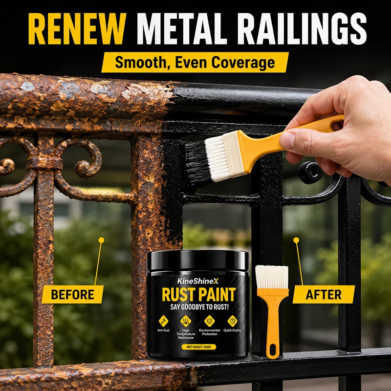 Rust Converter Paint Anti-Rust Metal Coating Corrosion Protection Primer for Car Chassis Tools and Steel Surfaces