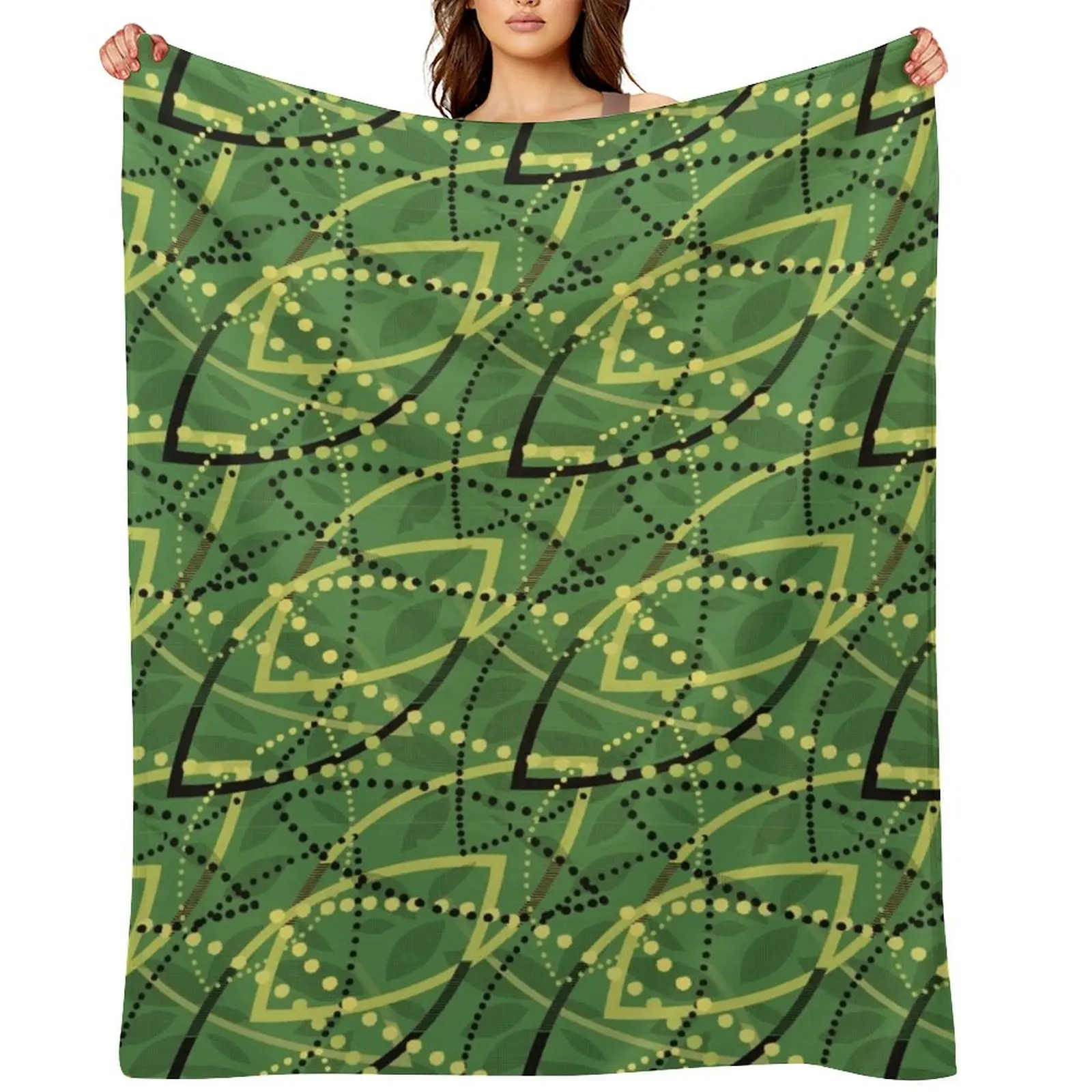 

Copy of the classic seat fabric found on Melbourne Metro trams and trains! Throw Blanket Flannel Bed linens manga Blankets