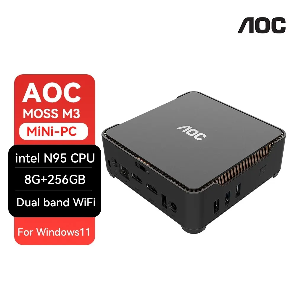 Mini PC AOC N95 MOSS M3: Recensione Completa e Valutazione Pratica per un Sistema Compatto e Potente
