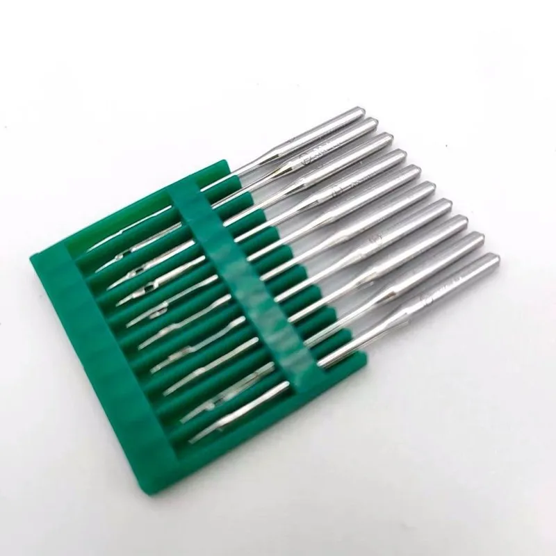 10Pcs Industrial Sewing Machine Overlock Needles DCx1 DC*1 DC1 For Juki Typical  Brother Janome Siroba Kancai