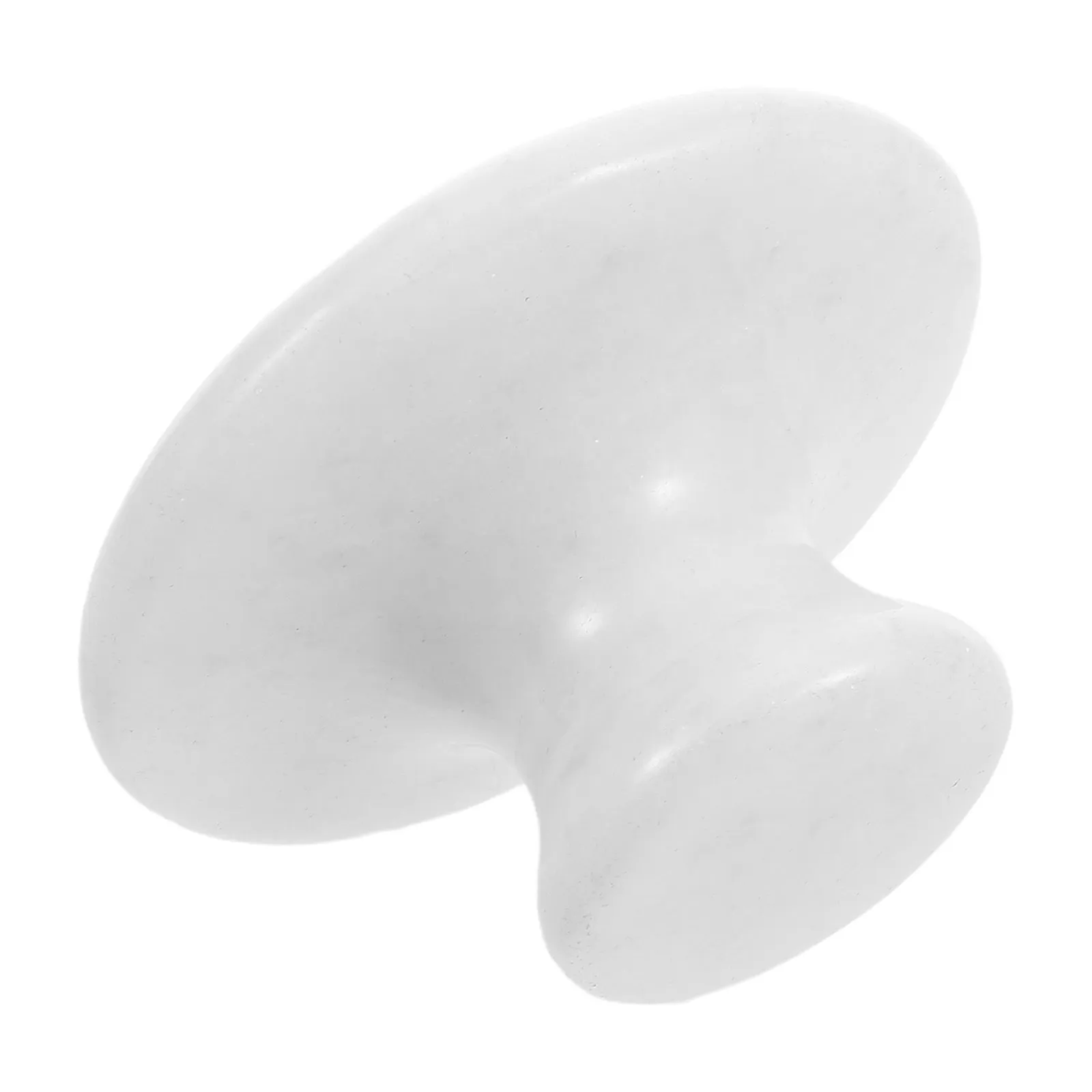 Jade Facial Massage Roller White Mushroom Cold Hot Massager Stone Face Body Sculpting Gua Sha Tool Skincare Beauty Rituals view 4