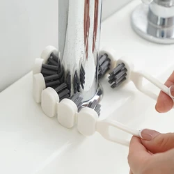 Faucet Cleaning Brush Bendable Soft Bristle Crevice Brush for Sink Stove Bathtub Bathroom Accessories Household Cleaning Tools