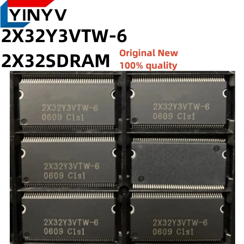 Free shipping 5Pcs 2X32Y3VTW-6 2X32SDRAM 2X32Y3VTW 2X32 SDRAM TSOP-86 Original New 100% quality