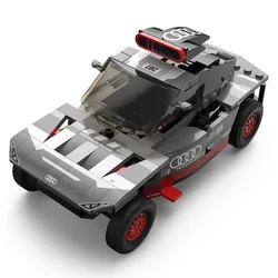 Hot Scale 1:30 Audied RS Q e-trons Car Difficult Building Blocks Bricks Educational DIY Toys for Kids Gifts