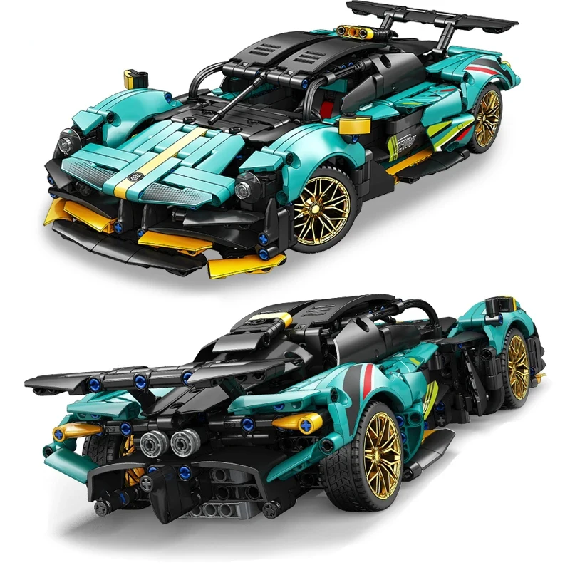 

1:14 Technical Hypercar Valkyries Racing Car Building Blocks City Super Sports Vehicle Bricks Model Toy For Children Gifts MOC