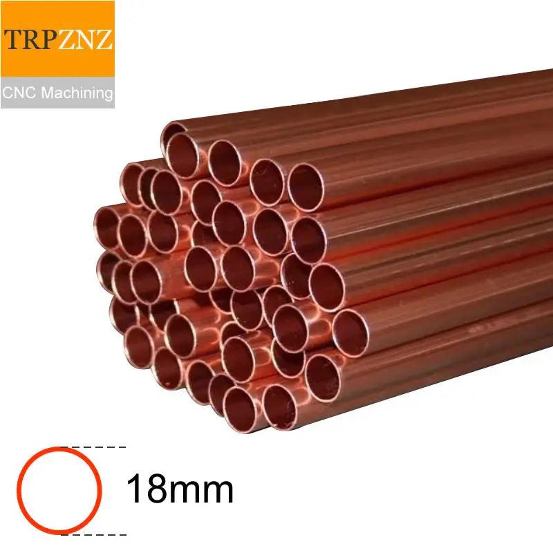 T2 copper pipe tube  OD18 outer diameter 18mm inner diameter16/14/12mm copper pipe  Capillary Hollow copper tube Factory outlets