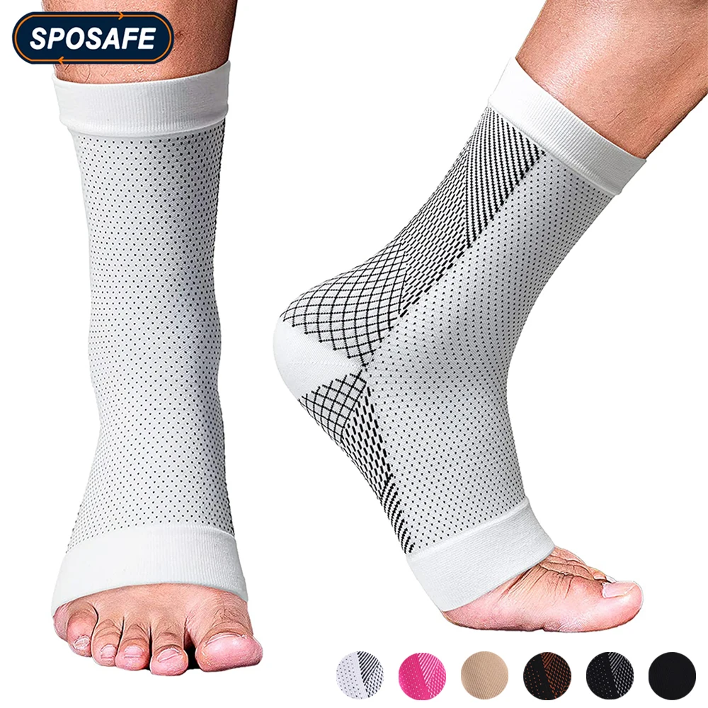 Neuropathy Socks Men Women Ankle Sleeves Plantar Fasciitis Socks Relief Brace for Ankle Gout, Achilles Tendonitis Pain Relief