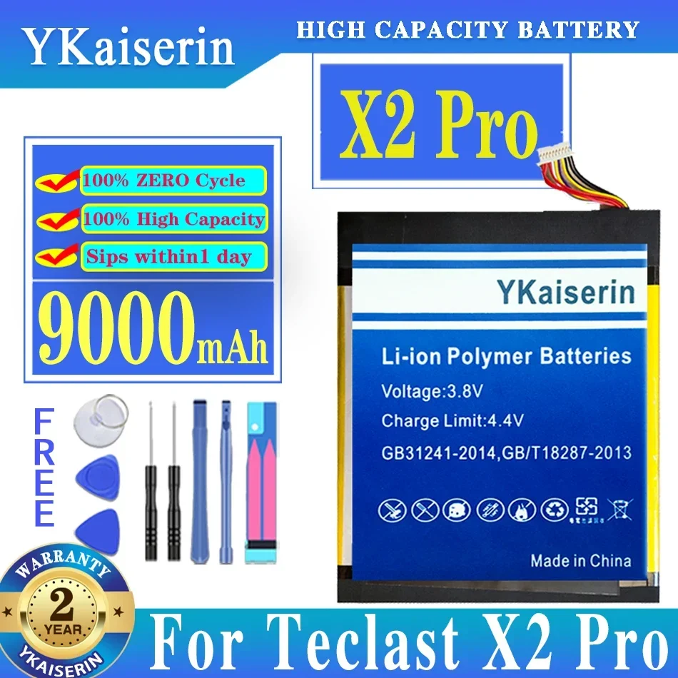 

YKaiserin 9000mAh Replacement Battery for Teclast X2 Pro X2Pro tablet