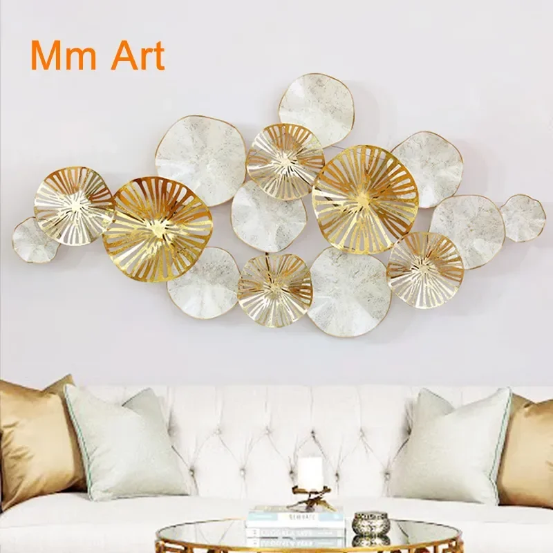 

Pendant Dining Room Metal Iron Art Hanging Living Room Background Decoration DecorationsWall