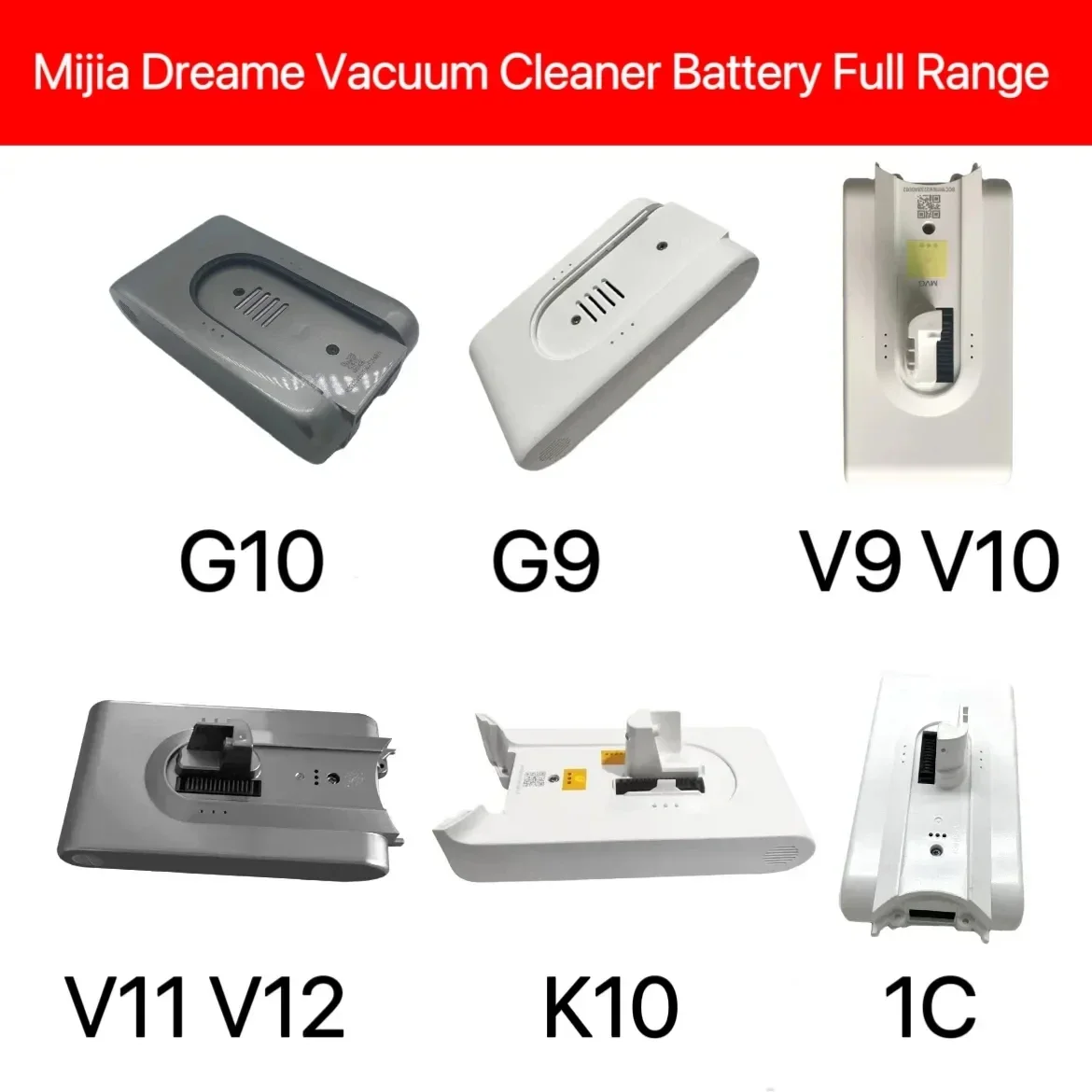 

18650 rechargeable For Xiaomi Mi Jia Dreame Vacuum Cleaner Full Series G9 G10 V8 V9 V10 V11 V12 K10 1C Lithium Battery Pack