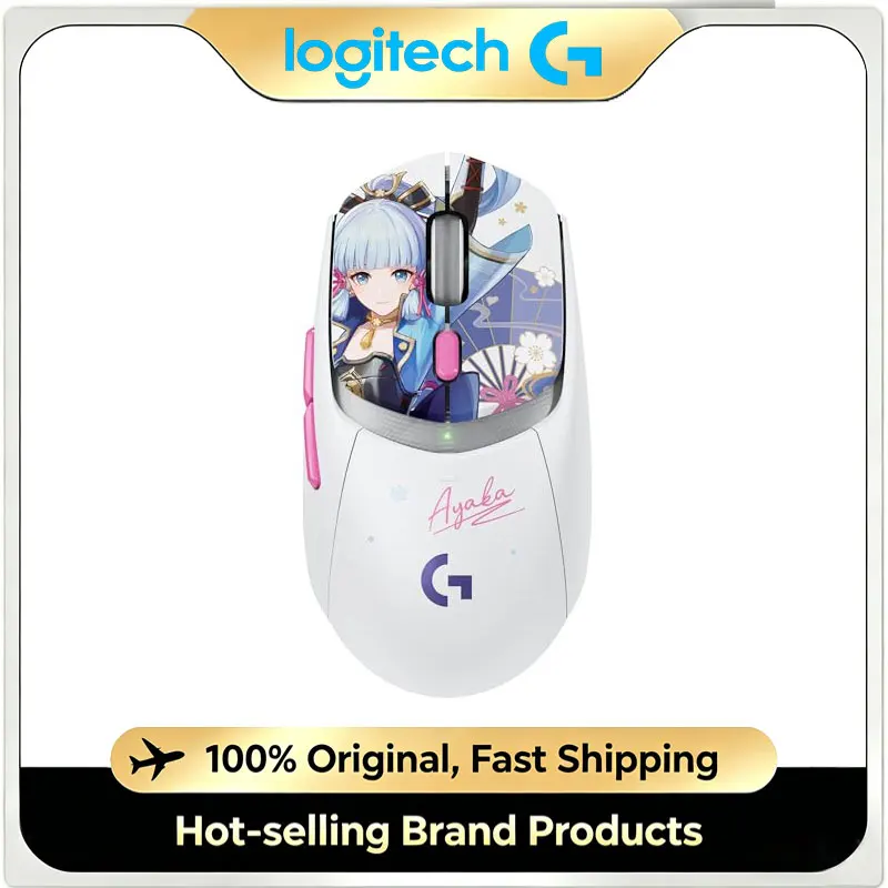 Logitech G309 Lightspeed Wireless Gaming Mouse, Genshin Impact Limited Edition, LIGHTFORCE Switches, HERO 25K Sensor, Long Batte