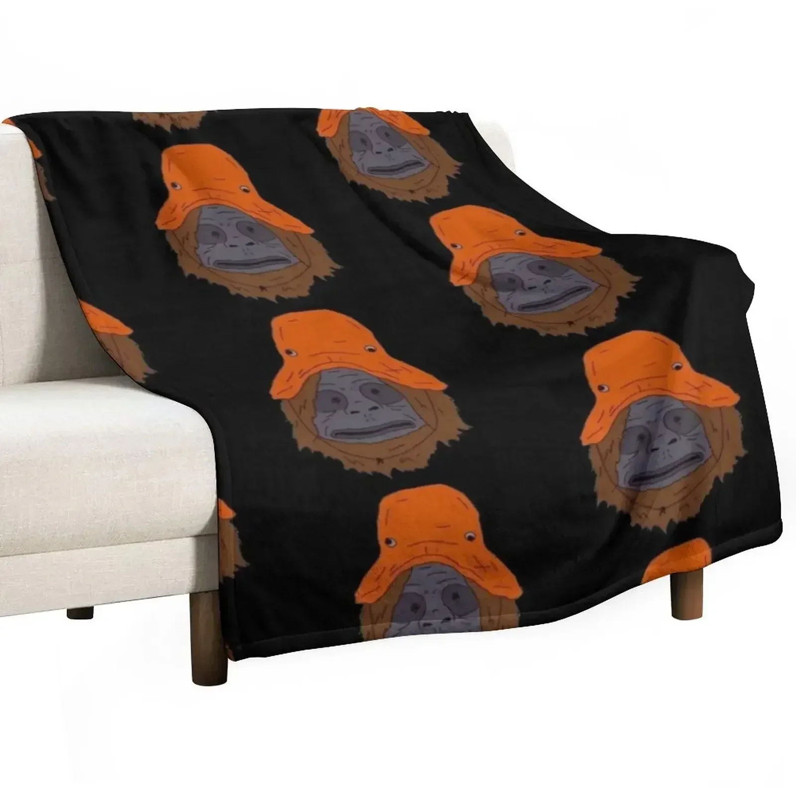 

sassy the sasquatch Throw Blanket Soft Big Soft halloween Blankets