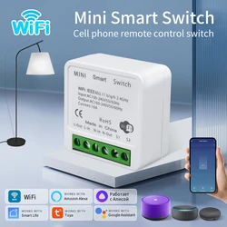 Modulo interruttore intelligente WiFi Tuya 16A 20A con relè interruttore di controllo a 2 vie RF 433Mhz funziona con l'app Alexa Google Home Smart Life