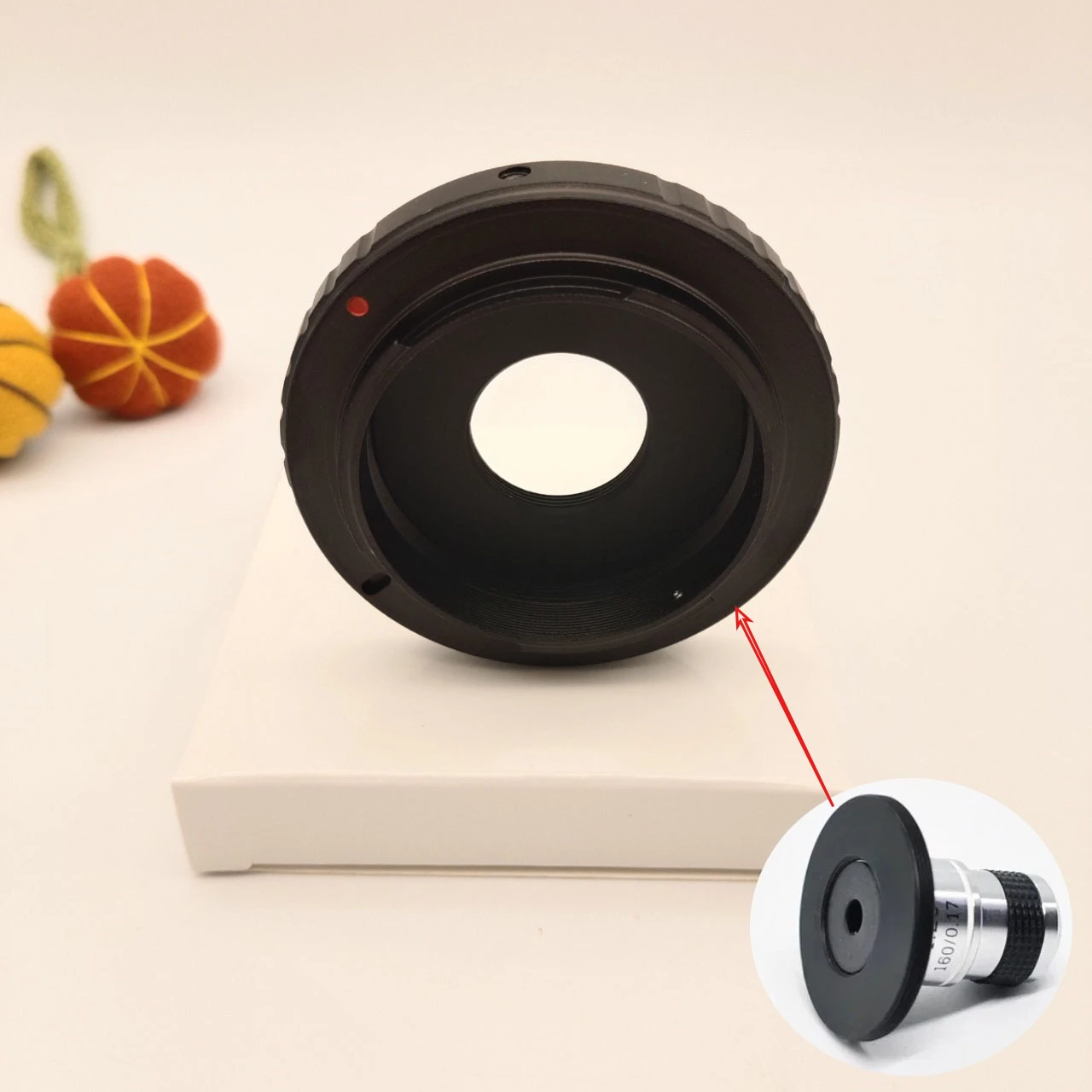 Anneau adaptateur RMS à M42 pour objectif de microscope, pour Canon DSLR, pour photographie de microscopie, Astrophotographie ‌   Imagerie astronomique