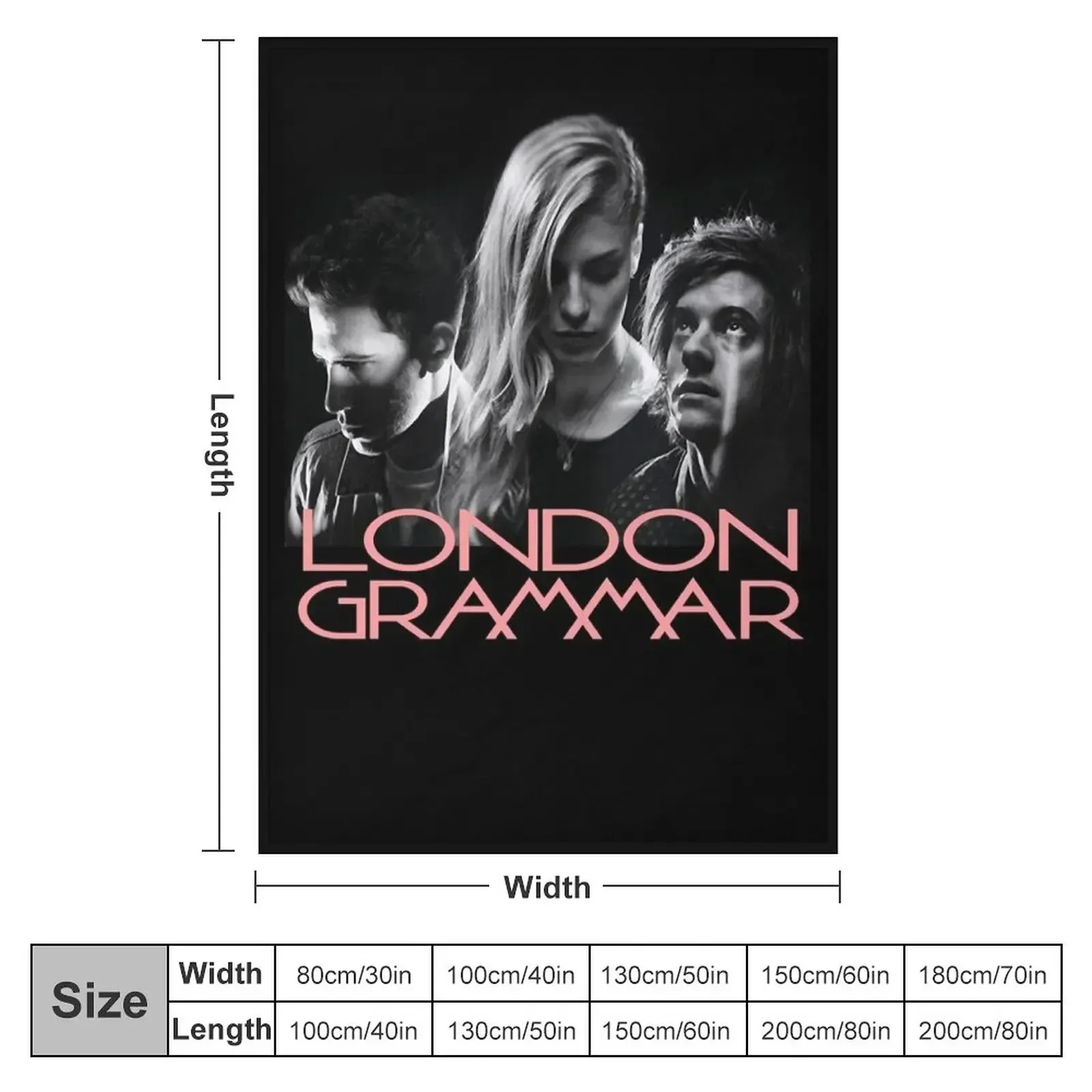 Londons Grammars Tee Band Logo Singers Throw Blanket Thermals For Travel christmas decoration Plaid Tourist Blankets