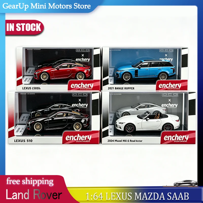

Enchery Diecast 1:64 Car Model Miniature Scale Lexus Lc500h Simulation Alloy Toy Collectible Vehicle For Collectors Display