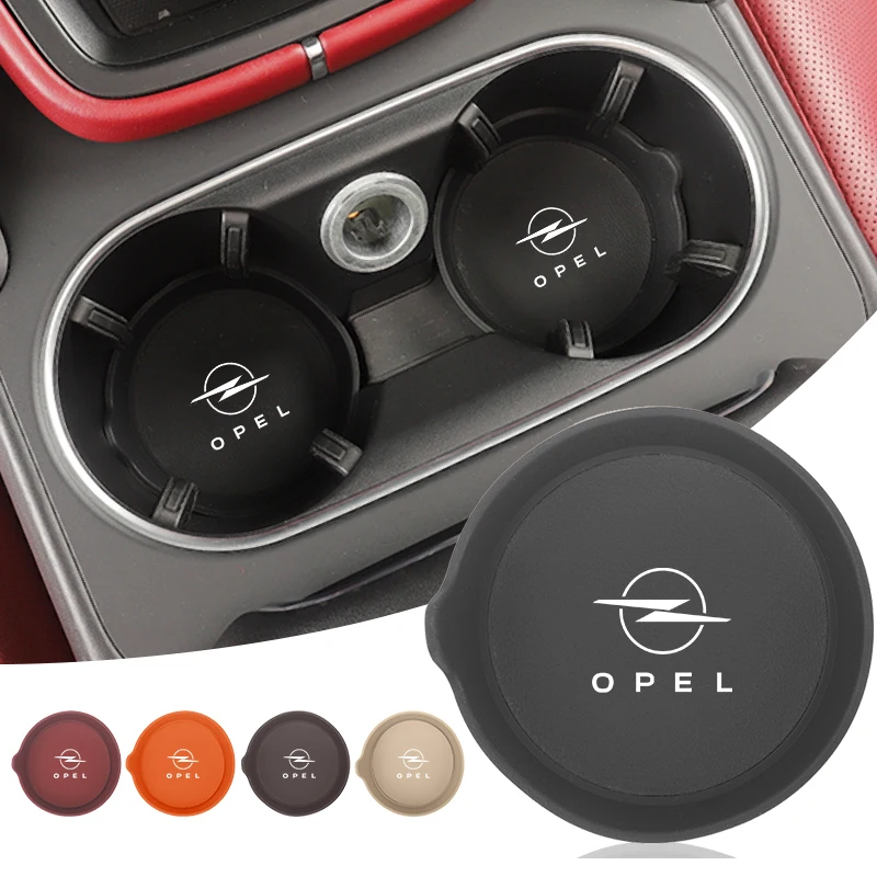 Car Silicone Coaster Mug Holder Drink Mat Water Cup Mute Pad For Opel Astra Insignia Corsa Zafira Meriva Mokka Vivaro Vectra Ant