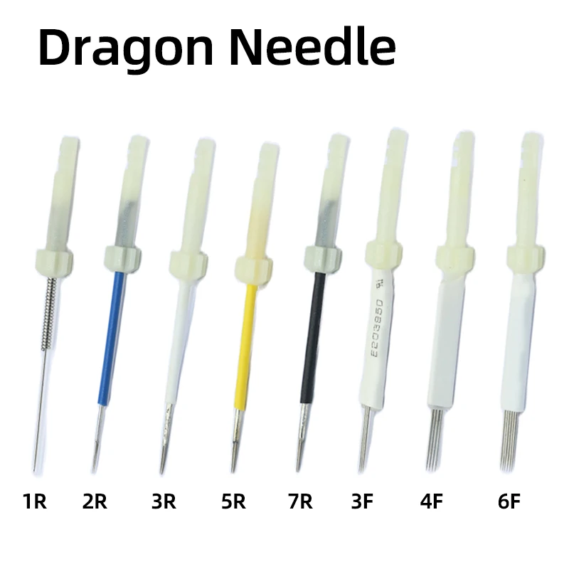 

20PCS/50pcs/100pcs 1R/2R/3R/5R/7R/3F/4F/6F Tattoo Needles for Permanent Makeup Eyebrow and Lip Designs Taiwan Dragon Machine