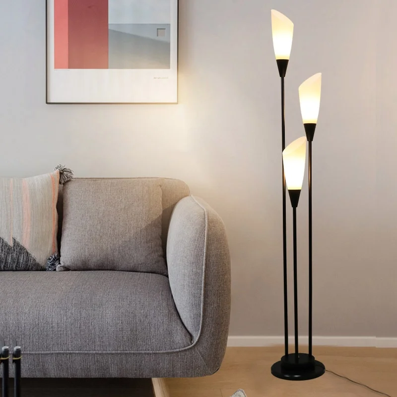 

Modern and Minimalist Vertical Floor Lamp Living Room Sofa Side Standing Lamp Bedroom Bedside Lamp Designer Decorative Light E27