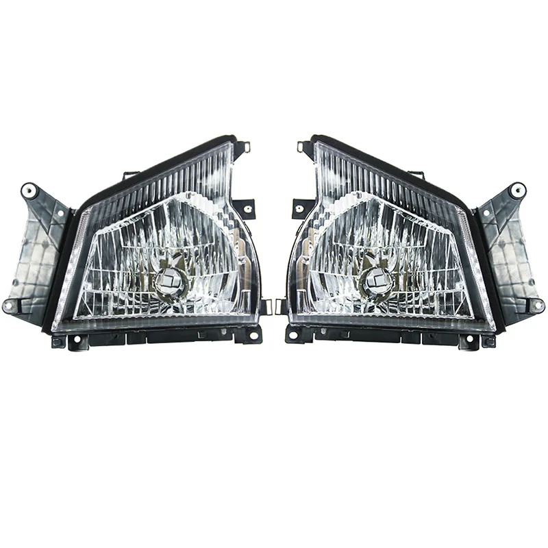 Par de faros delanteros para Isuzu NPR NQR 2004 2005 2006 2007 para camión GMC serie W 2005 2006 faro delantero
