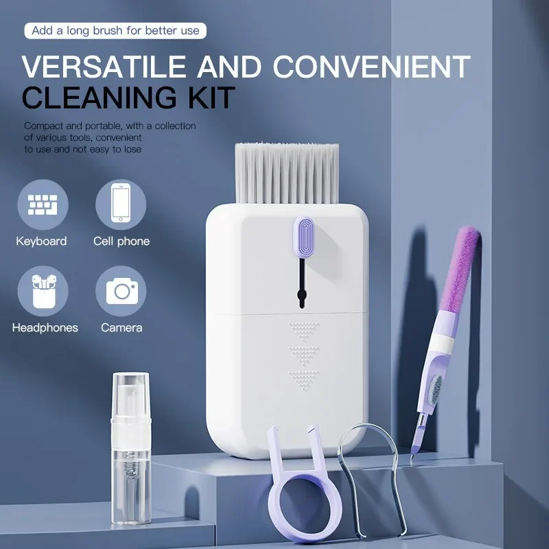 11 in 1 Multi Functional Cleaning Kit for Camera Laptop Headphone Keyboard Electronics Portable Cleaning Tools for Home Office