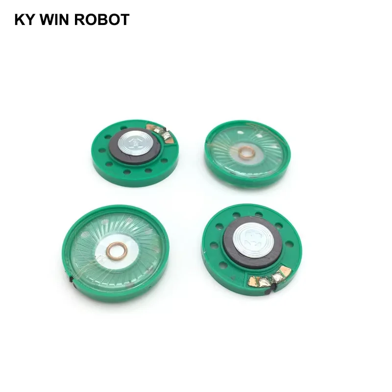 

2pcs/lot New Green Ultra-thin Mini speaker 32 ohms 0.25 watt 0.25W 32R speaker Diameter 36MM 3.6CM thickness 7MM
