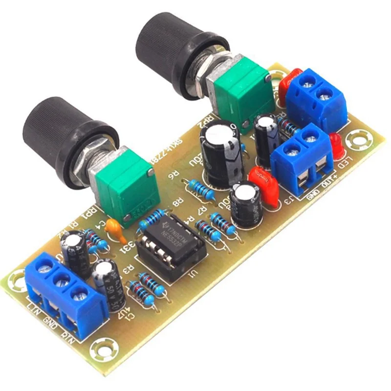 A29F-Frequency Filter Plate For DIY Kit Subwoofer Amplifier Preamp Board DC 10-24V Single Power Supply Filter Board