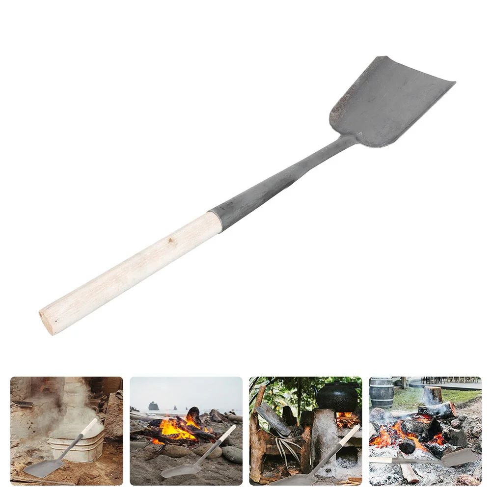 

Premium Stove Shovel with Long Handle for Kitchen Fireplace Cleaning and Ash Scooping Durable and Convenient