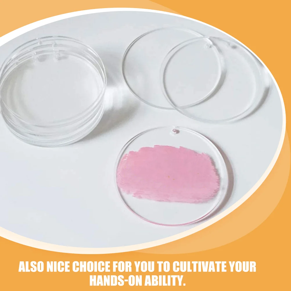 Acrylic Keychain Pendant Multi-function Decoration DIY Accessory Material Blank