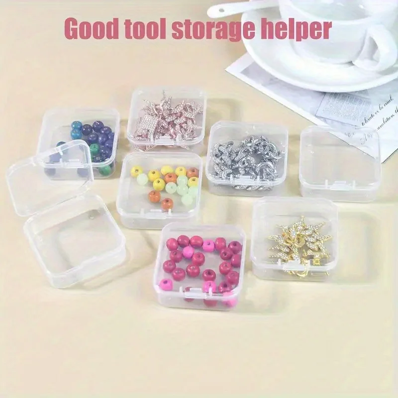20-Piece Clear Craft Organizers 6