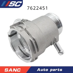 High Quality Auto Parts Cooling System Aluminium Engine Coolant Hose Connector Flange For BMW 5' series M5 428i 435i OE 7622451