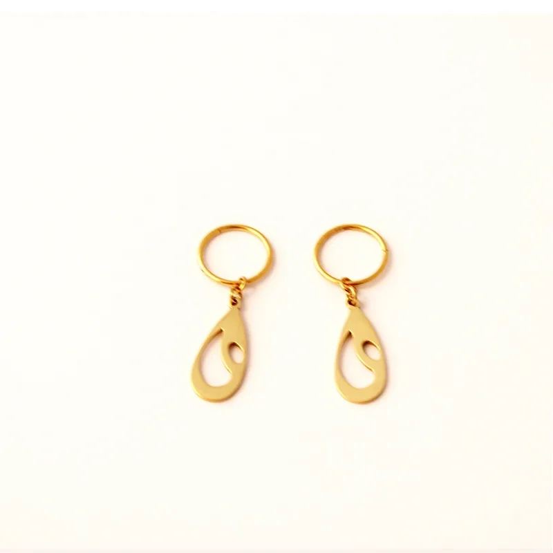 Girls Island Style Stainless Steel Earrings - Star And Moon Heart Shaped Kiribati Jewelry Gift Fashion Accessory for Teens