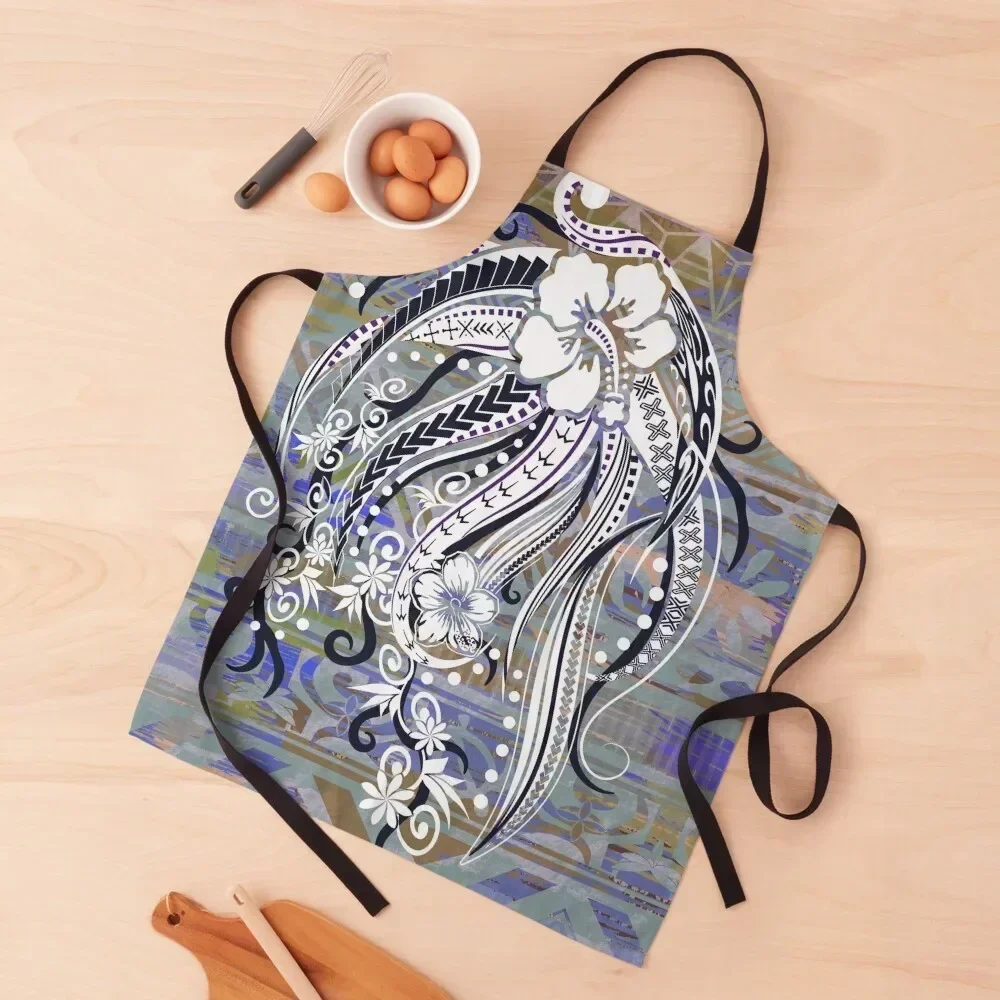 

Hawaiian incandesent tribal threads Apron Kitchen on the wall Korean Kitchens Accessories For Kitchen Women Apron