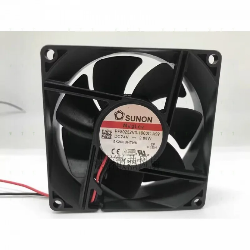 

H 1 pcs For SUNON 8025 PF80252V3-100C-A99 24V 2.88W inverter fan