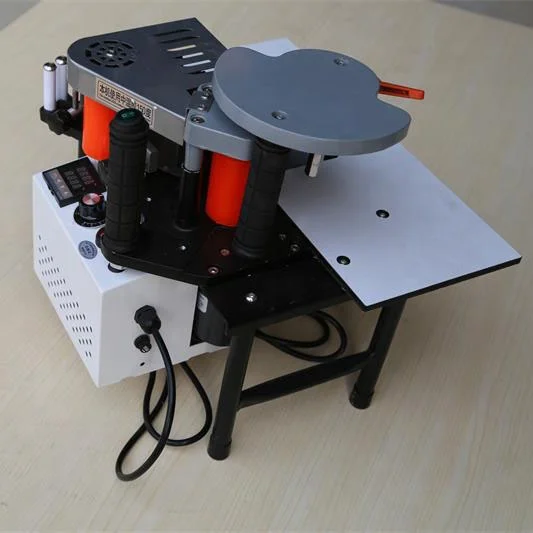 เครื่องปิดขอบไม้ขนาดเล็กแบบพกพา เครื่องปิดขอบอัตโนมัติสำหรับประตูไม้และพีวีซี