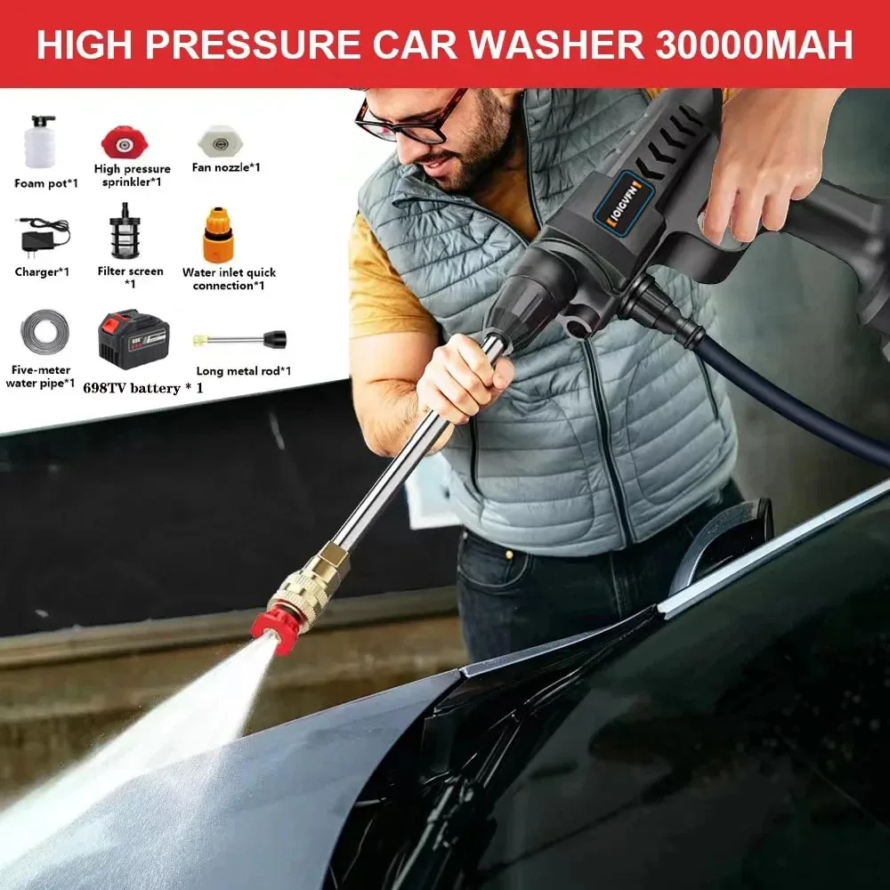 Wireless High Pressure Cleaner Washing Machine Spray Water Gun Car Washing Pressure Water Cleaning Machine For Makit