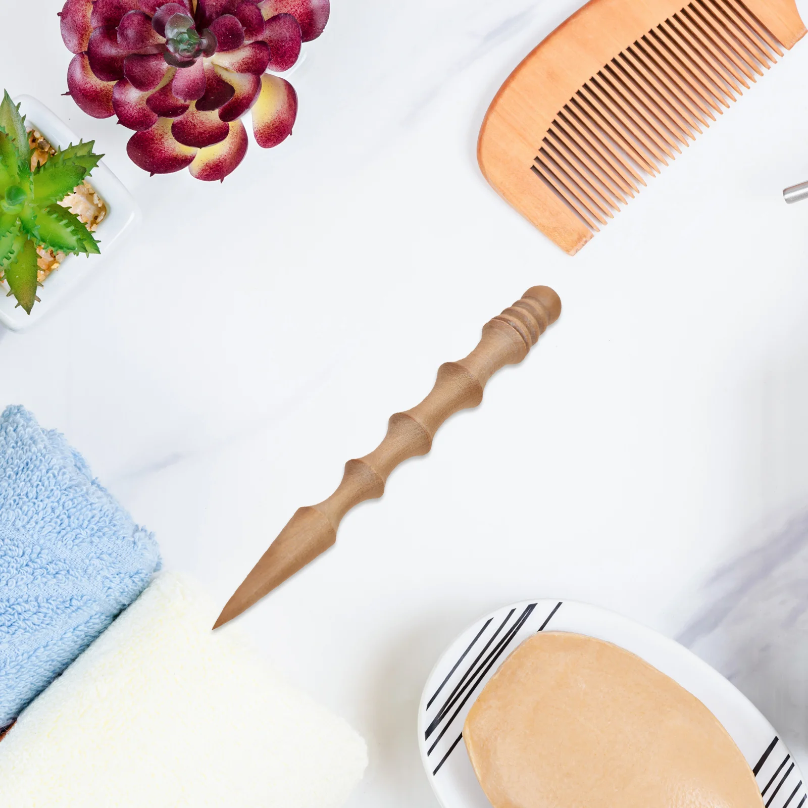 

1Pcs Wooden Acupoint Massager Foot Ear Massage Stick Handheld Point Pen for Relaxing Sole Fatigue Relief and Beauty Salon Use