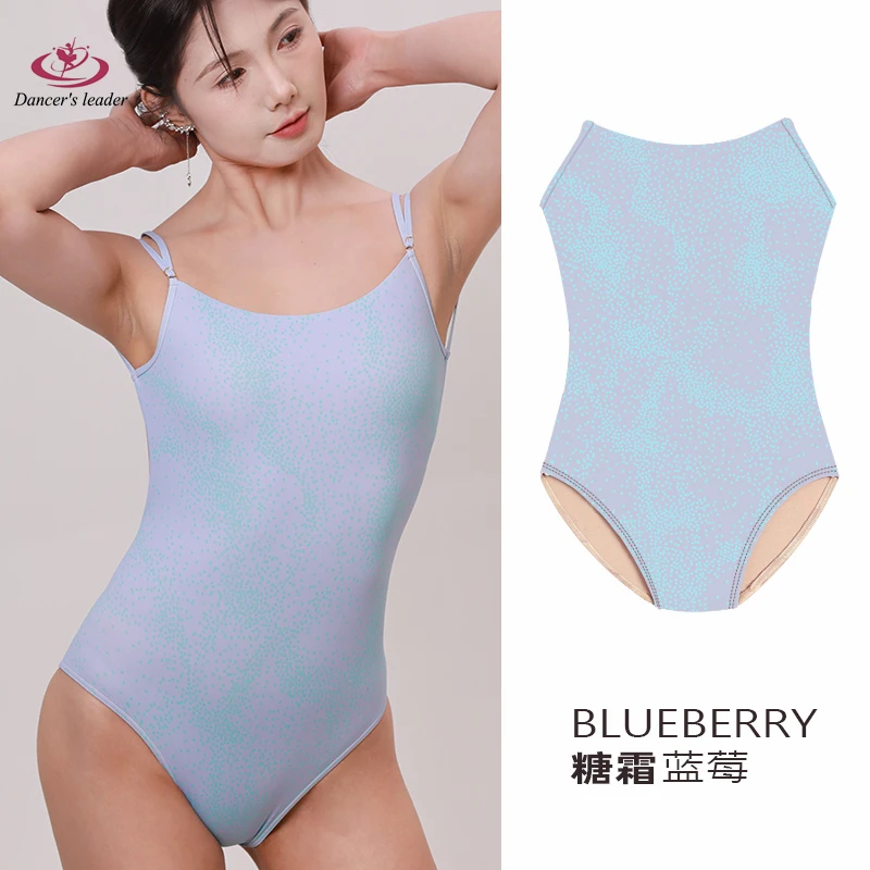 บัลเล่ต์ Leotard สําหรับผู้หญิงฝึกเสื้อผ้า Candy สี Frostbite พิมพ์ยิมนาสติกผู้ใหญ่ Air โยคะเครื่องแต่งกาย