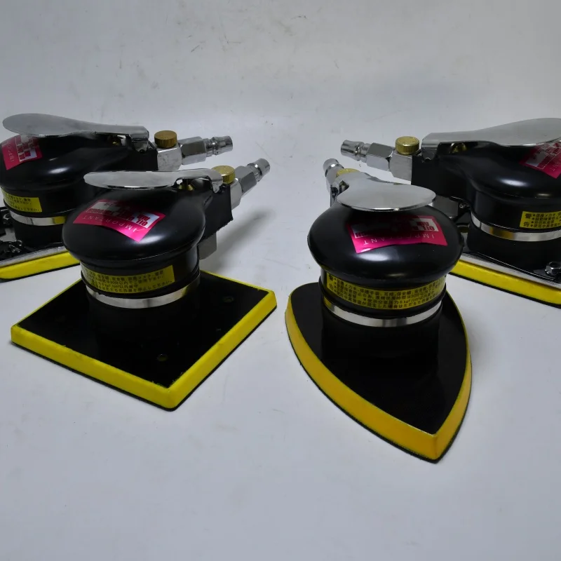 10000 Rpm Professional Air Sander 100*110mm Pneumatic Polishing Machine Stone Wood Grinding Air Polishing Machine Grinding Machi