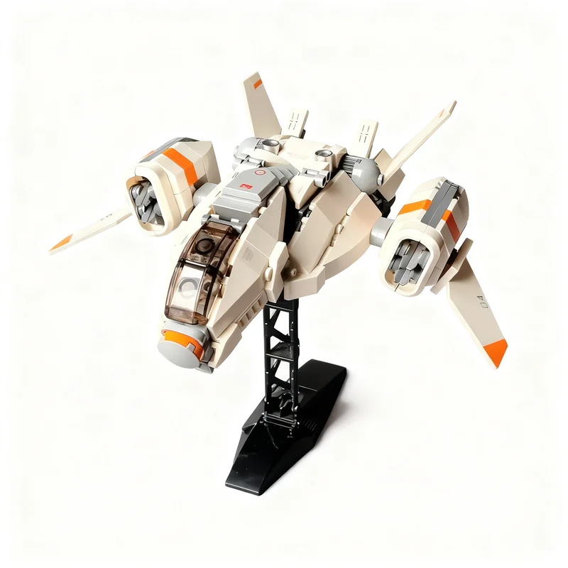 

NEW 334PCS Famous Space Movie MOC Crusader White Cargo Ship Model DIY Creative Ideas Child Toy Assembly Puzzle Birthday Gift