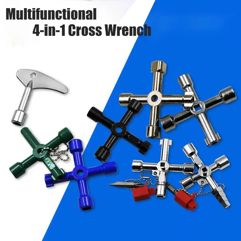 Multifunction Phillips Wrench 4 Ways Universal Internal Triangle Key Wrench High Quality Multifunction Repair Tools Hand Tools