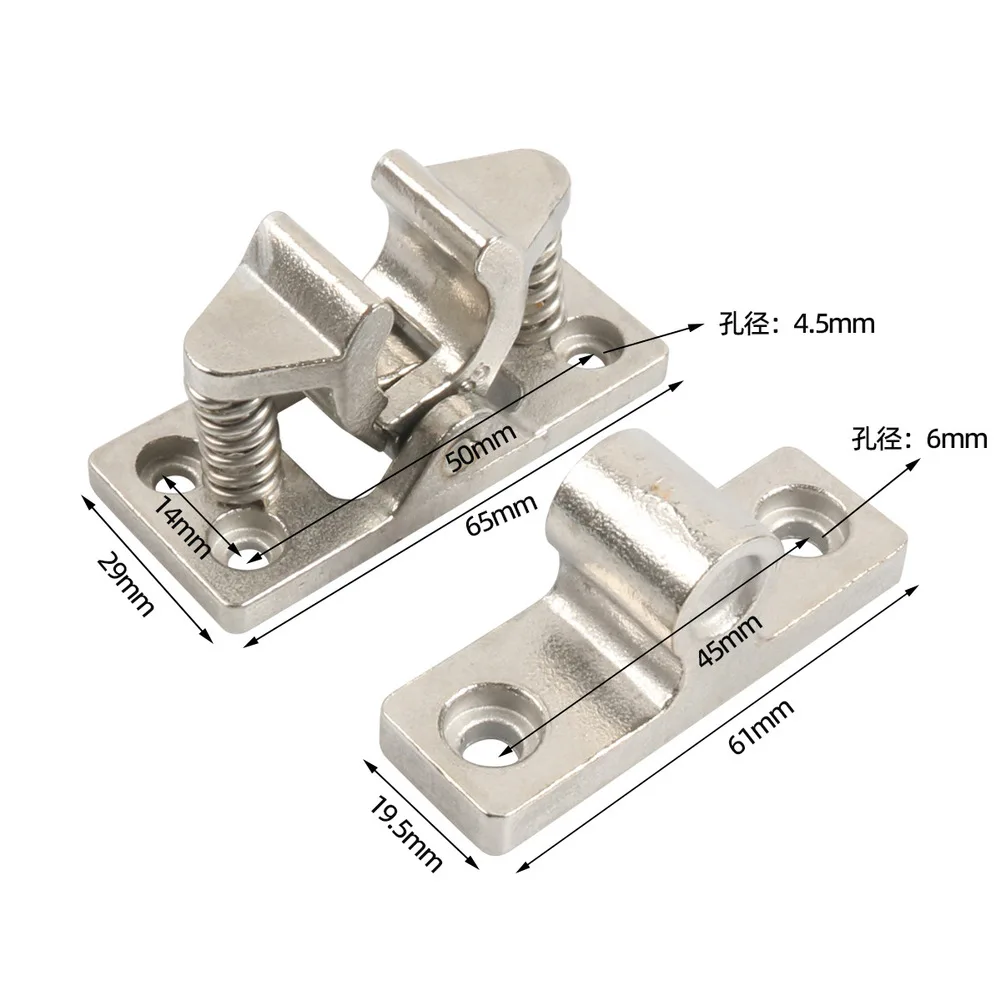 Heavy Rv Door Holder Boat Door Holder As Shown In The Figure RV Door Latch Spring-loaded Mechanism Dual Roller Design