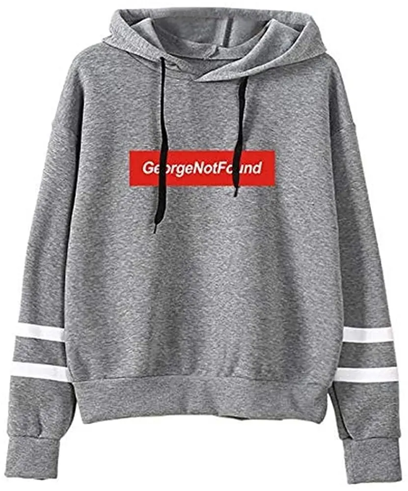 Georgenotfound Merch Hoodie atasan lengan panjang, baju atasan bertudung Musim Semi dan Gugur untuk pria dan wanita