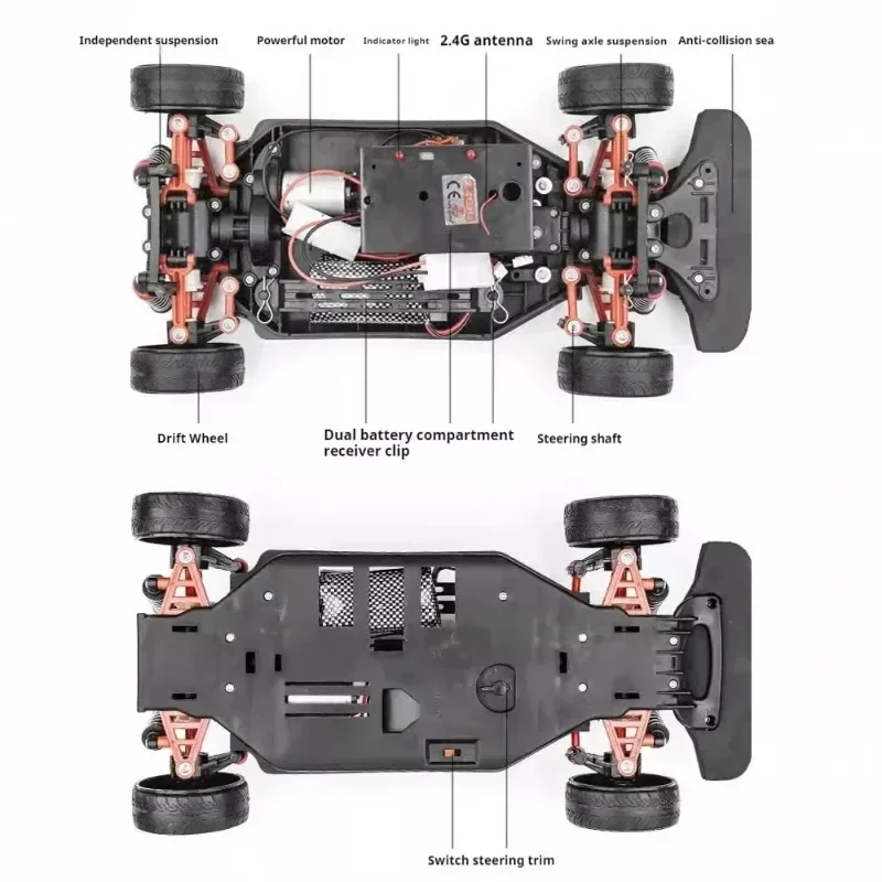 45 ซม.ขนาดใหญ่Rc Driftรถ,70 กม./ชม.ความเร็วสูง 4WD Off-Road RCรถยนต์สําหรับผู้ใหญ่,1:10 รีโมทคอนโทรลรถของเล่น,ของเล่นเด็ก,ของขวัญตลก