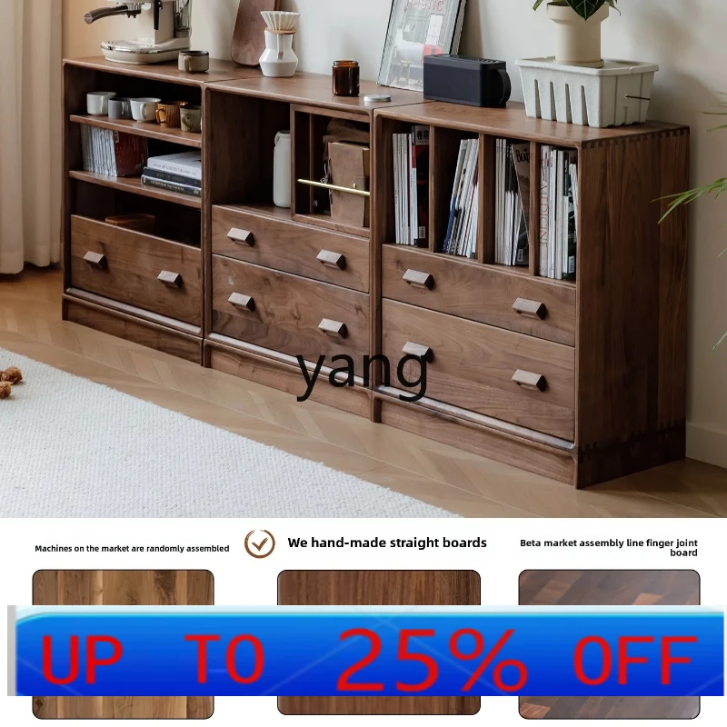 

LHH low bookshelf storage cabinet sofa back cabinet living room medieval furniture