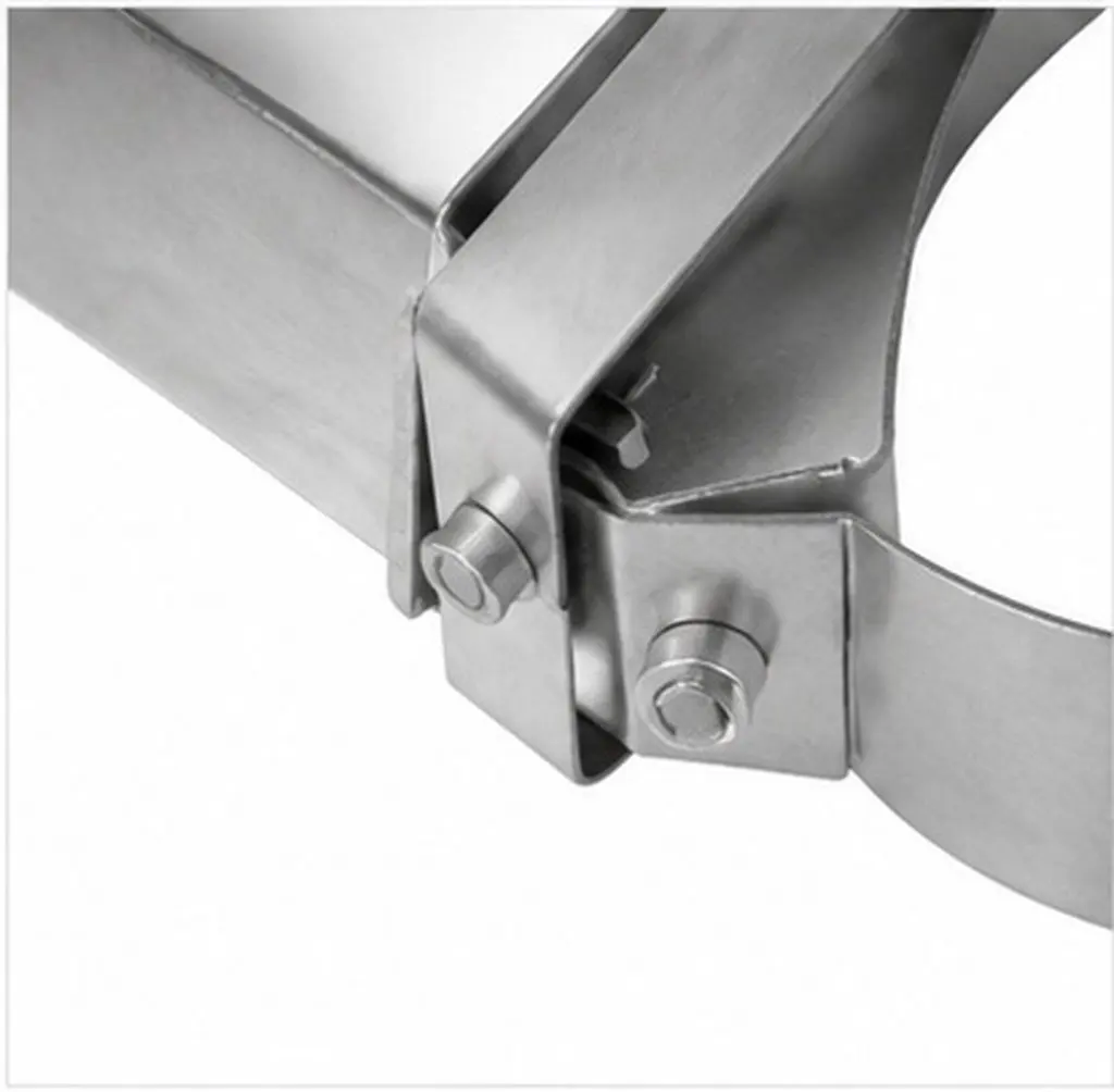 Heavy Duty Wall Mount Pipe Bracket 15Cm Diameter Chimney Stove Pipe Support Clamp Metal Holder Secure Fixation for Fireplace