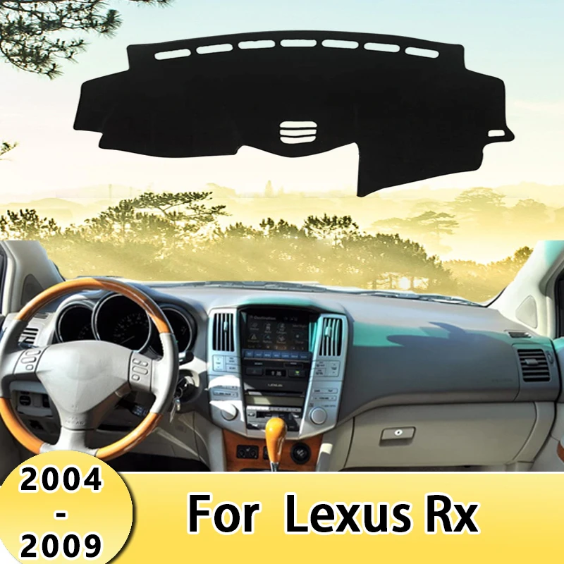 

Car Dashboard Cover Sun Shade Mats Avoid Light Pads Instrument Panel Protective Carpets For Lexus Rx 2004-2009 2005 2006 2007