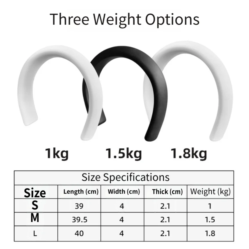 Soft Skin-Friendly Silicone Freediving Neck Weight Freediver Collar Comfortable Freediving Buoyancy Control Must-have Accessory