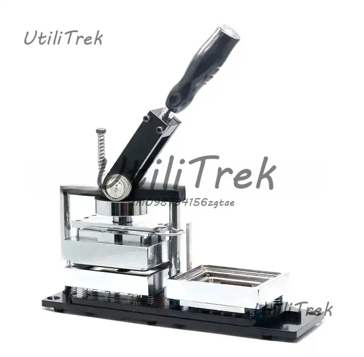 

80 * 53mm Refrigerator Magnet Making Machine Rectangular Button Kit (optional) Cutting Tool (optional) and Material (optional)